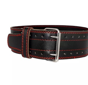 Cinturón de Cuero de Doble Punta Unisex Antideslizante de Triple Color Personalizado de Alta Calidad GAF para Levantamiento de Pesas - Product Image 1