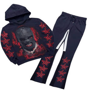 Ensemble de survêtement de jogging pour homme, vêtements de sport actifs, ensemble d'entraînement, course à pied, salle de sport, tenue décontractée, tenue légère - Product Image 1