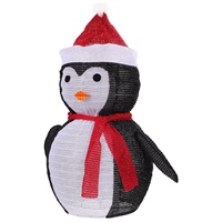 Outdoor wasserdicht IP65 Weihnachts ferien Stehende Stehlampe Dekorative LED-Licht Faltbare Teleskop Schneemann Lampe Schneemann