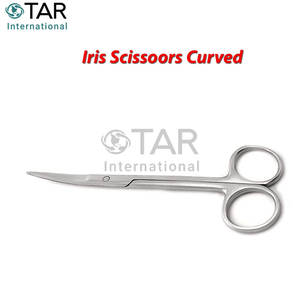 กรรไกรตัดเหงือกไอริสแบบโค้งทำจากสเตนเลสอุปกรณ์ทางการแพทย์สำหรับจัดฟัน - Product Image 5