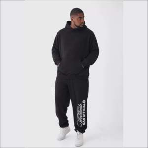 Chándales Deportivos de Diseño Único y Elegante con Capucha, Casuales, Sólidos, de Poliéster/Algodón Grueso, para Hombre, al por Mayor, Holgados, con Logotipo Personalizado - Product Image 5