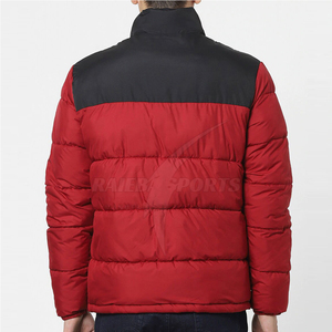 Chaquetas acolchadas con cuello levantado de invierno de alta calidad Nueva llegada con logotipo frontal Precio de venta completo En stock - Product Image 4
