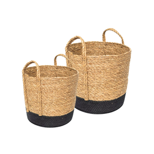 Chic Handmade Crafted in Vietnamese <b>SEAGRASS</b> <b>LAUNDRY</b> <b>BASKET</b> Practical <b>Laundry</b> Organizer Many Sizes Customization High Quality - Product Image 1