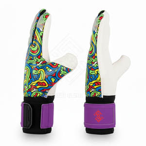 Guantes de Portero de Alta Calidad con Diseño Nuevo, Cubierta Completa para las Manos, Antideslizantes, Cierre de Velcro, Material de Látex Personalizado para Adultos y Jóvenes - Product Image 4