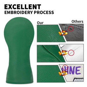 2026 Professional Custom Made Breathable Leather <b>Head</b> <b>cover</b> Lightweight Comfortable Leather Golf <b>Head</b> <b>cover</b> - Product Image 5