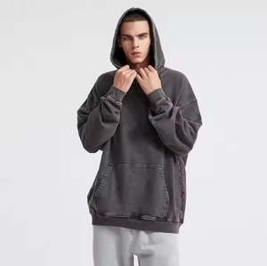 Sweats à capuche élégants pour hommes à lavage acide-Sweats à capuche personnalisables de haute qualité pour hommes pour un confort tendance Sweats à capuche à lavage acide pour hommes - Product Image 3