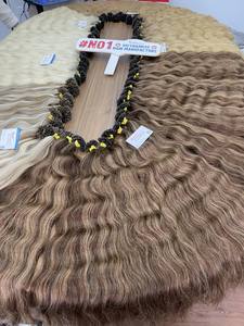 Extensions de cheveux vietnamiens en kératine brute 100% naturelle de haute qualité, pointes en U, Remy, double trame, style ondulé, lot en gros prêt à l'emploi - Product Image 4