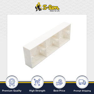 Nouvelle arrivée en stock de boîte de distribution à 3 voies en plastique de couleur blanche pure de la meilleure qualité pour un usage industriel et commercial - Product Image 3