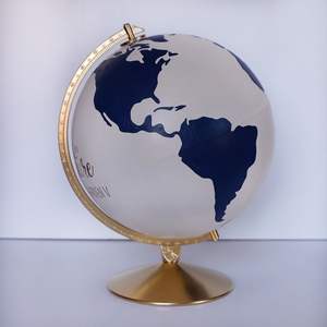 Globe décoratif de luxe pour l'affichage sur table et l'intérieur de bureau de direction - Product Image 1