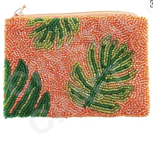 Tous les sourires Portefeuille perlé personnalisé pour femmes Trendy Seed Beaded Coin Purse - Product Image 3