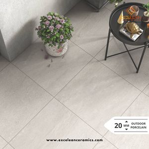 Antidérapant adapté au sol de garage carreaux de porcelaine extérieurs 60x60Cm 20Mm d'épaisseur jardin voiture parking pavé zone pierre inde - Product Image 1
