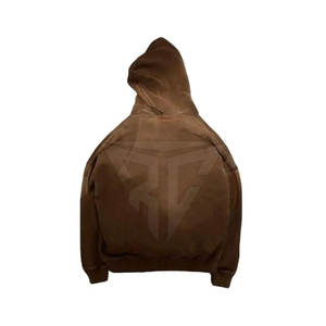 Ensemble de survêtements délavés à l'acide d'usine OEM taille plus sweat-shirt et pantalon respirant col à capuche séchage rapide pour l'hiver - Product Image 3