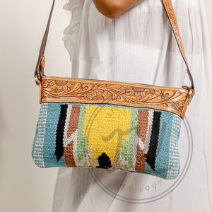 Women's Vintage Natural Cowhide Leather <b>Cross</b> Body Sling Bag Single Handle Adjustable Detachable Strap Waxy Finish <b>Chain</b> - Product Image 3