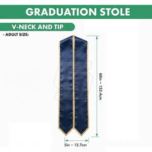 Colección de Ropa de Graduación de Proveedor Líder: Estola de Graduación para Eventos Escolares con Tela de Calidad y Diseño Fácil de Usar - Product Image 2