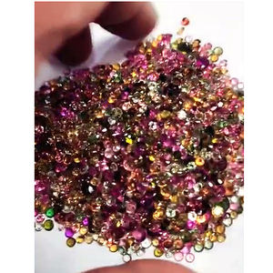 2375 piezas de turmalina múltiple natural 3mm 4mm corte redondo 285 Cts lote Iroc ventas faceta de piedras preciosas de alta calidad limpia US $485 para todos - Product Image 1