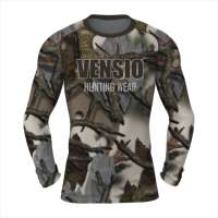 Chemises de chasse personnalisées en camouflage Real Tree, respirantes, à séchage rapide et écologiques pour hommes, vente en gros