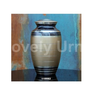 โกศทองเหลืองสำหรับมนุษย์ขี้เถ้ากระดูกโกศสำหรับผู้ใหญ่แถมถุงกำมะหยี่ฟรี - Product Image 1