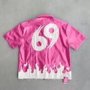 เสื้อหนังแท้สำหรับผู้ชายเสื้อหนังแขนสั้นระบายอากาศได้ดี - Product Image 6