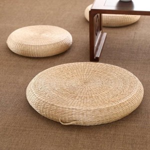 Taburetes otomanos de jacinto de agua, taburetes de alta calidad para decoración minimalista del hogar. - Product Image 2