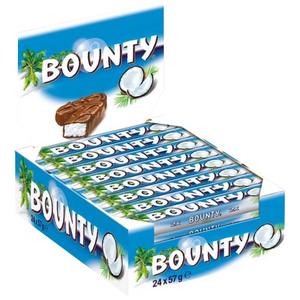 Bountyy Coconut Chocolate 57 Gr Bar Envase al Vacío 0.057Kg con 12 Meses de Vida Útil Chocolate Relleno Coco, 57gm - Product Image 1