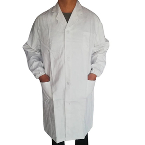 Unisex Winter Lab <b>Coat</b> for Hospital Use Long Sleeve Worsted Fabric Customizable Color & Size High Quality Outwear with Pockets - Product Image 1