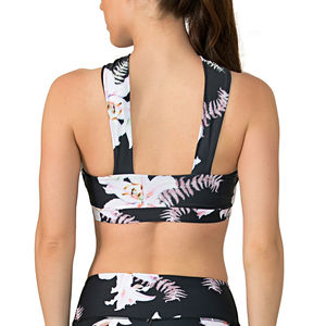 Nouvel Arrivage Ensemble de Yoga Femme Haute Qualité Personnalisé par Sublimation Tenue de Fitness pour Femme Prix Raisonnable Logo Imprimé sur le Devant 2 Pièces - Product Image 3
