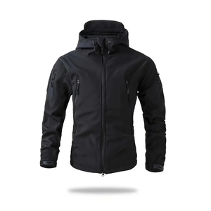 Chaqueta Táctica de Caza para Hombre con Logotipo Personalizado, Transpirable, con Cremallera, Talla Grande, Impermeable, Accesorio Deportivo para Senderismo con Múltiples Bolsillos - Product Image 4