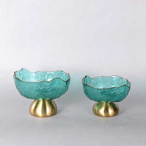 Cuencos de consola decorativos modernos de Metal hechos a mano para boda, decoración del hogar, mesa de comedor, centro de mesa, ensaladera de frutas, venta al por mayor 2023 - Product Image 1