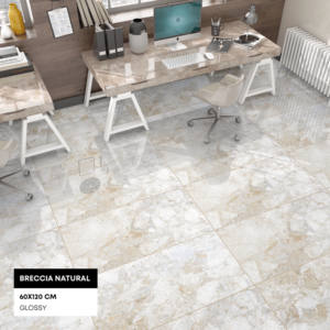 Finition brillante aspect marbre naturel plus forte demande Nouveau modèle 600x1200mm Carreaux de sol en porcelaine pour la maison. - Product Image 1
