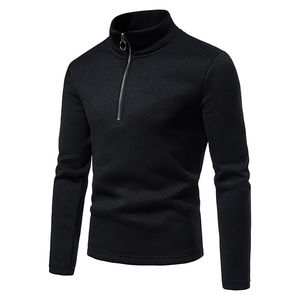 Sweat-shirt d'hiver pour homme à manches longues, col zippé, séchage rapide, sport actif, sweat-shirt pour homme 2026 - Product Image 5