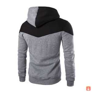 Vente chaude poids lourd hommes survêtement à capuche personnalisé en relief 3D imprimé sweat tissu ensemble solide à capuche sweats unis - Product Image 4