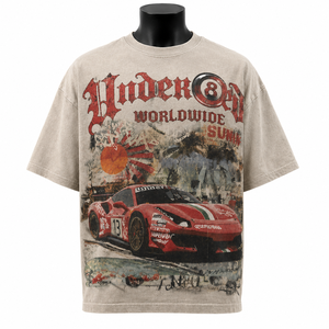 เสื้อยืดโอเวอร์ไซส์ทรงหลวมสำหรับผู้ชาย ผ้าคอตตอนหนานุ่ม พิมพ์ลายกราฟิก สไตล์สตรีทแวร์ ฮิปฮอป แฟชั่นฤดูร้อน - Product Image 1