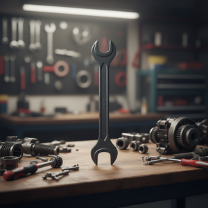 32 mm Open-End Wrench 894 Key White 272 mm Black Shop <b>Tool</b> with 894 Length - Product Image 3