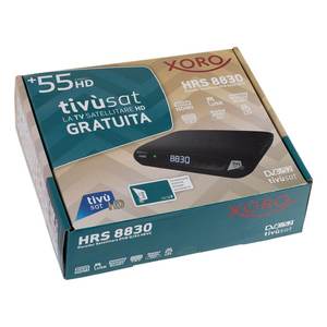 Décodeur DVB-S2 Xoro Smart Home HRS 8830 Tivsat Classic HD en noir - Product Image 2