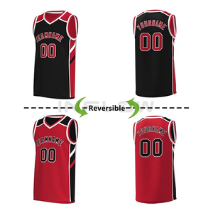 Camiseta de baloncesto personalizada Ropa de baloncesto Diseños de uniformes 100% poliéster Patrón de equipo juvenil Conjuntos de sublimación - Product Image 2