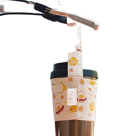 Offre Spéciale Tasse À Thé Porte-Pliable Avec poignée Et Impression en soie Porte-Paille Pour Boissons Chaudes Et froides Et café