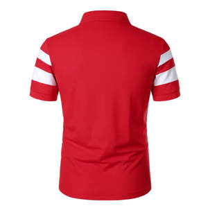 Camiseta Polo de algodón 100% de alta calidad, ropa de calle de manga corta, camisetas de Polo de dos botones de verano que absorben la humedad - Product Image 3