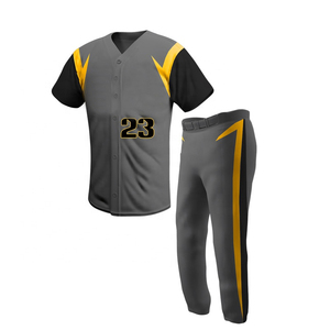 Conjunto de Uniforme de Béisbol Personalizado de Alta Calidad para Equipos, Ropa Deportiva Sublimada, Uniforme de Béisbol para Clubes Masculinos - Product Image 4