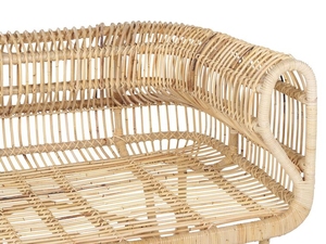 Respetuoso con el medio ambiente bastón de mimbre hecho a mano muebles para el hogar brazo silla de madera Papasan cojín tejido para Hotel restaurante sala de estar - Product Image 6