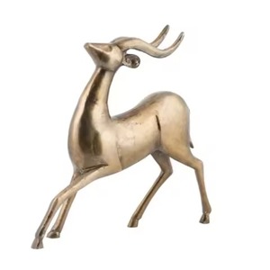 Estatua de Reno de Calidad Deluxe Moderna, Escultura de Animal, Parte Superior de Metal para Decoración de Mesa de Boda, Uso EN EL Hogar y La Oficina - Product Image 1