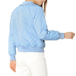 Chaqueta de bombardero de gran tamaño de invierno para mujer con mangas largas Material de punto transpirable Precio barato al por mayor para damas - Product Image 2