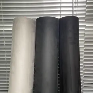 1.52*15 मीटर ऊंची नरम स्वयं चिपकने वाली मखमली कपड़े विनाइल स्टिकर अलकेन्टारा की सिंथेटिक साबर कपड़े की फिल्म