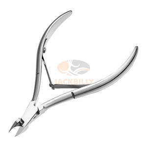 Recortador de cutículas de acero duro profesional Cortador de cutículas de mandíbula completa extremadamente afilado Herramienta de cuidado de uñas para uso de manicura en los dedos - Product Image 1
