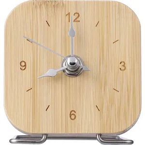 Horloge de bureau et de table écologique Jenny Bamboo - Product Image 2