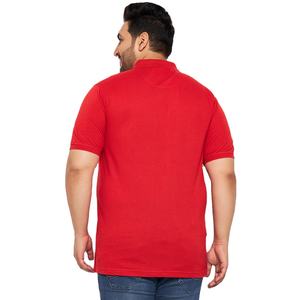 Chemise décontractée à manches courtes pour homme, en tissu de coton tricoté respirant, anti-boulochage, uni, écologique, infroissable et brodé - Product Image 4