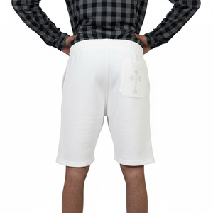 Pantalones Cortos Deportivos de Felpa Francesa Gruesa de Alta Calidad, Lisos, con Cordón, para Hombre, Pantalones Cortos de Forro Polar con Pedrería para Hombre - Product Image 3