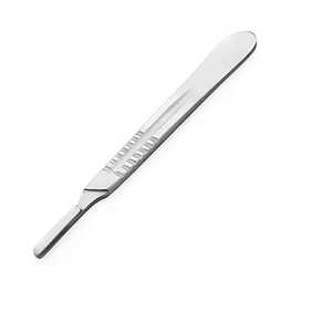 Lot de 10 poignées de scalpel jetables stériles et lames en acier inoxydable pour l'anatomie chirurgicale - Product Image 5