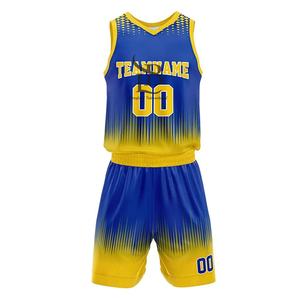 Ensembles de maillots et shorts de basket-ball pour jeunes et adultes, logo personnalisé, grande taille, nouveaux services ODM OEM, uniformes de basket-ball pour jeunes, sublimation - Product Image 3