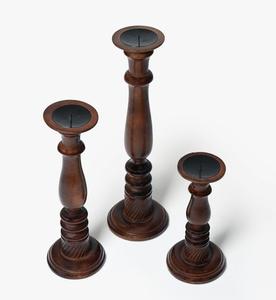 Bougeoir en bois Vintage de luxe élégant à la main bougeoir pour Tables à manger décor à la maison mariages de noël Inc vie - Product Image 3