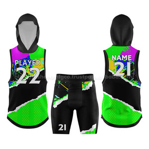 Tenues de football 7ON7 personnalisées, sublimation intégrale, maillots et shorts d'équipe pour hommes, respirants, grandes tailles, séchage rapide, tissu mesh, 2025 2026 - Product Image 1